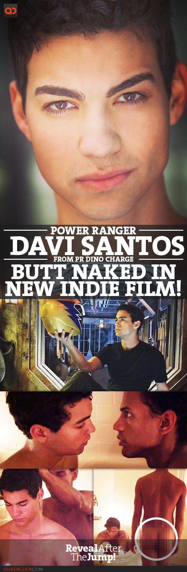 Power Ranger Actor Davi Santos From Dino Charge Butt Naked In New Indie Film