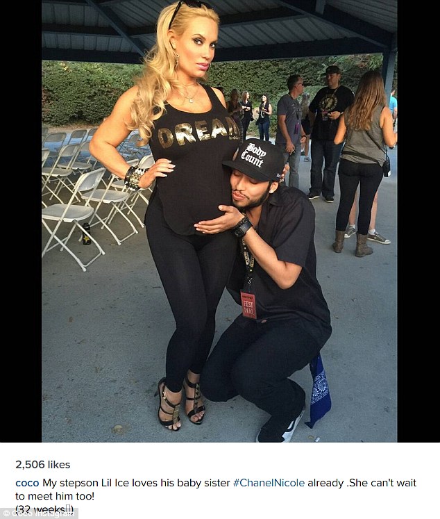 Pregnant Coco Austin Shares Sweet Moment With Her Stepson Lil Ice