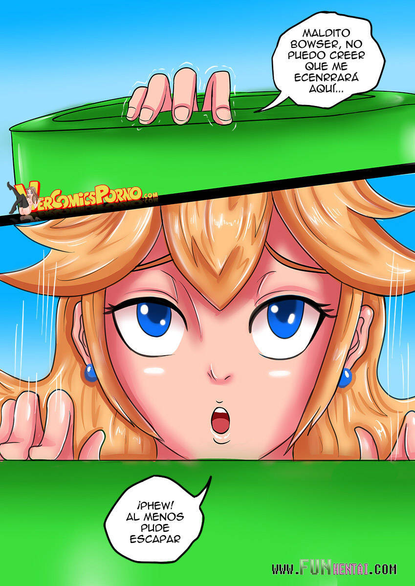 Princesa Peach Escape Fallido Comic Porno 2