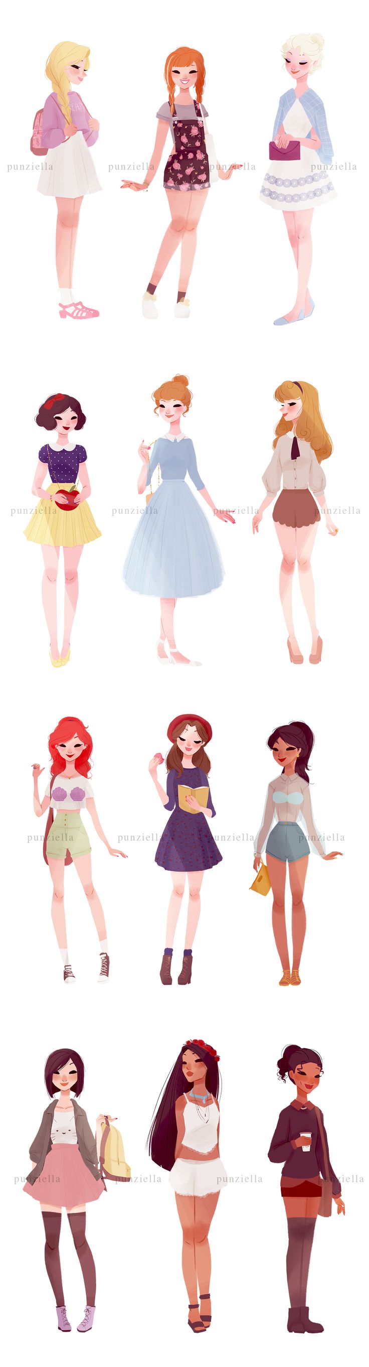 Princesses Id Wear All Those Outfits Except For Jasmines Its