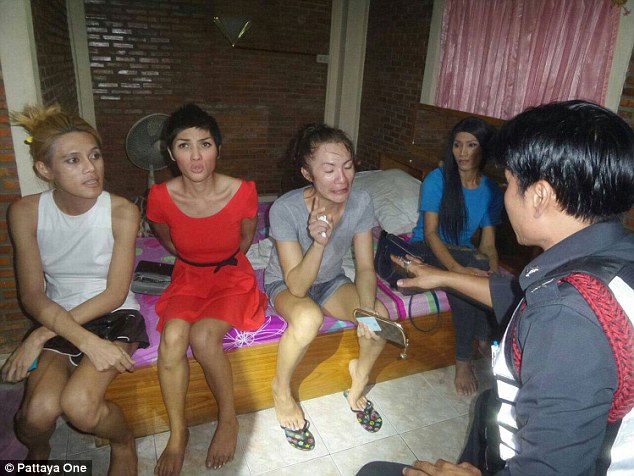 Prison The Four Thai Ladyboy Prostitutes Arrested After Naami Keyghobadi Fell To His Death
