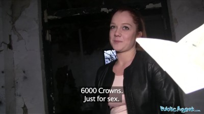 Public Agent Innocent Looking Ginger Girl Fucked Over A Car Bonnet 1