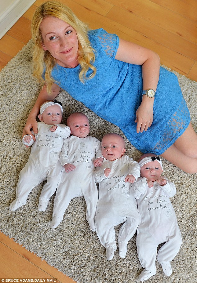 Quadruplet Babies Were All Conceived Naturally From Four Different