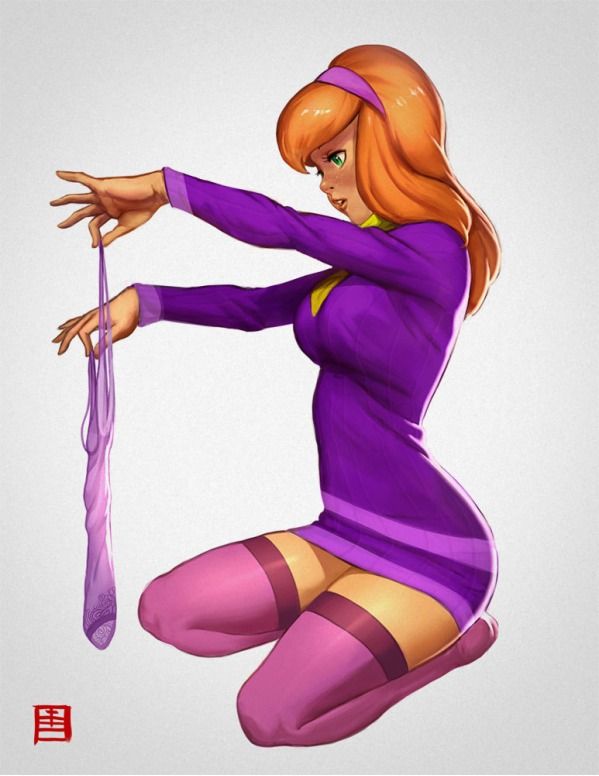 Racy Cartoon Characters Daphne Blake From Scooby Do Fantasy
