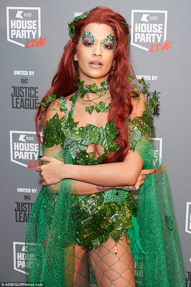 Rita Ora Wears Racy Poison Ivy Costume To Kiss House Party Daily