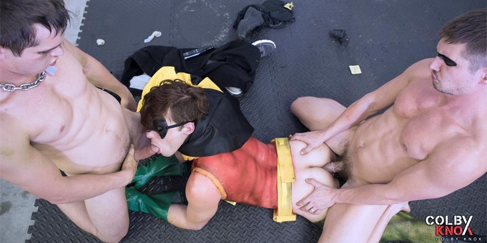 Robin Gets Fucked Villains In The Adventures Of Batman And Robin Gay Porn Parody From Colbyknox 1