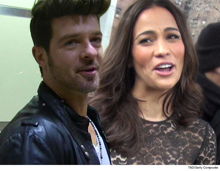Robin Thicke And Paula Patton Just Hammered Out A Custody Deal For Their Year Old Son So The War Is Over
