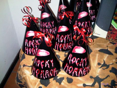 Rocky Horror Picture Show Themed Party Any Black Party Hat Cut Out