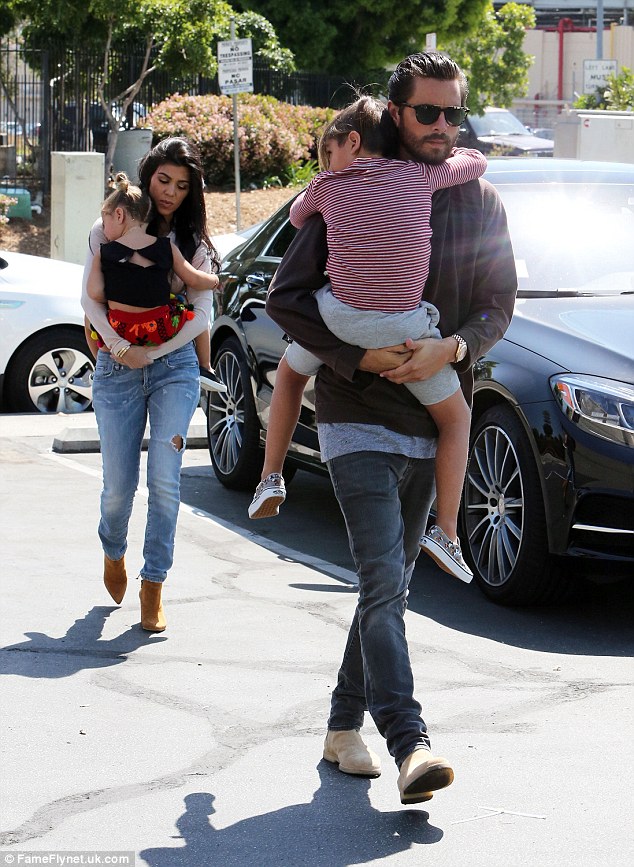 Rolling Along Kourtney And Scott Took Their Kids Penelope And Mason To A Roller Rink