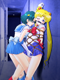 Sailor Mercury Domming Sailor Moon Femdom Sailormoon Sailormercury Bondage Rope Hentai