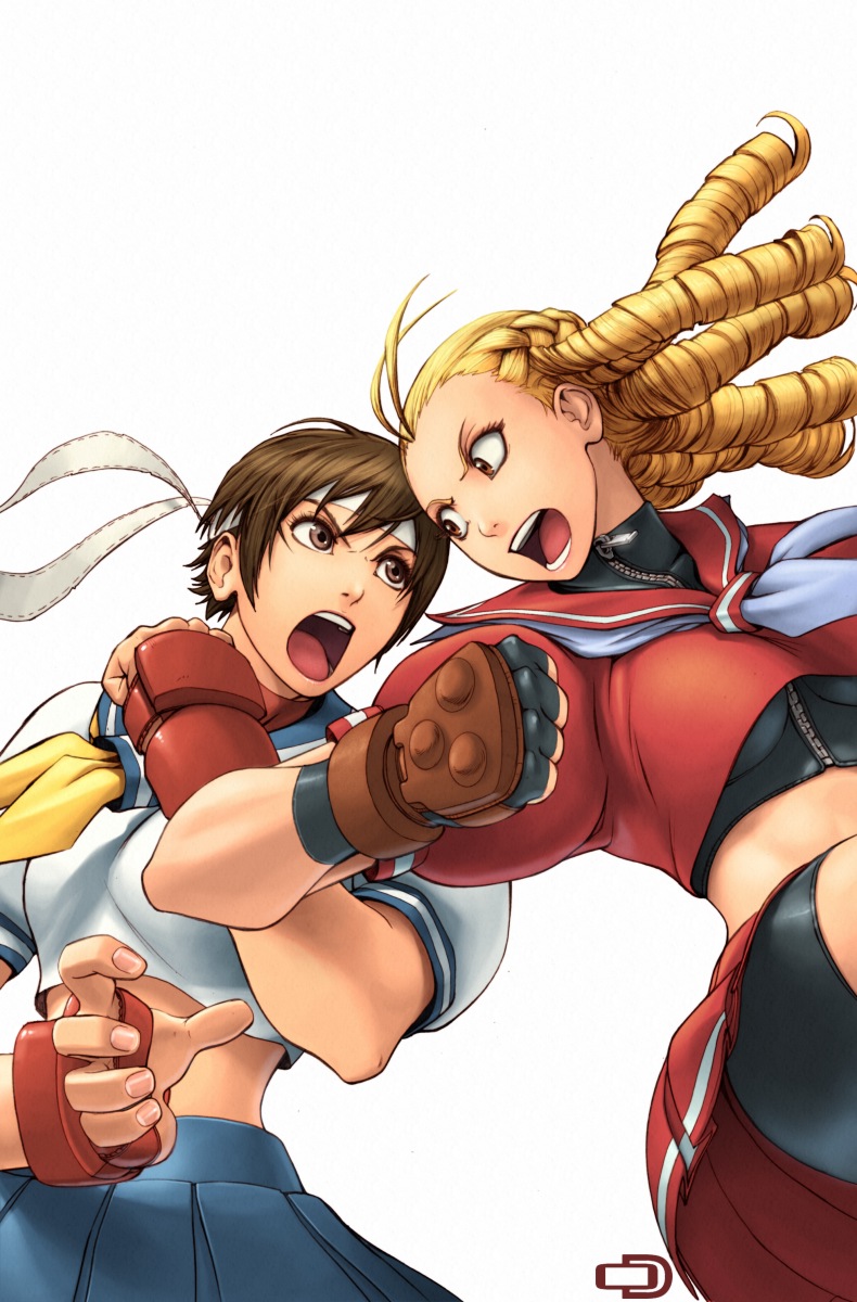 Sakura Karin Street Fighter Rivals Karin Kanzuki Sakura