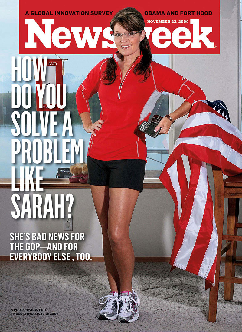 Sarah Palin In Form Fitting Workout Gear