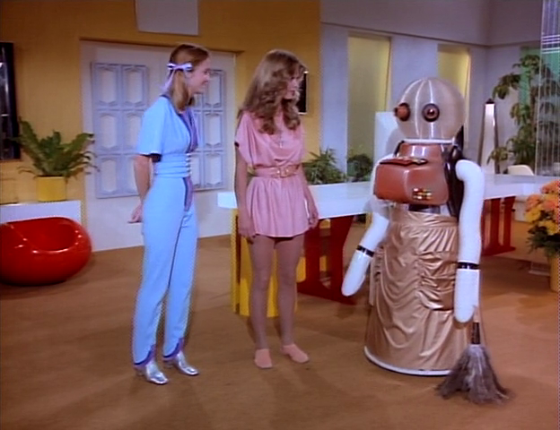 Scene From Logans Run Series That Is The Most Ridiculous Looking Robot