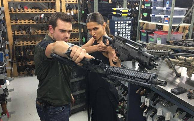 See Pic Deepika Padukone Trains With Real Guns For The Return