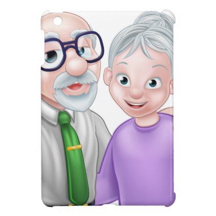 Senior Cartoon Couple Cover For The Ipad Mini Couple Love Gifts Present Idea