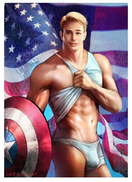 Sexy Captain America Dirty Drawn Dudes Pinterest Capt