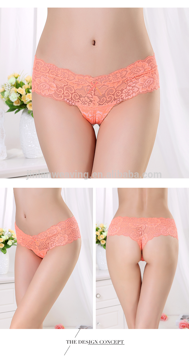 Sexy Shape Good String Blended Fabric Sexy Women Panty Underwear Lace Women In Thong 3