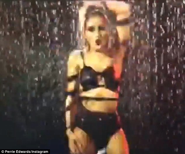 Shes A Dream Perrie Edwards Put On A Very Raunchy Display As She Danced