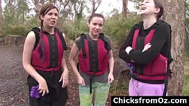 Slim Aussie Amateur Chicks Do Lesbian Oral Sex