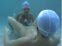 Small Underwater Lesbians Dildo Sex