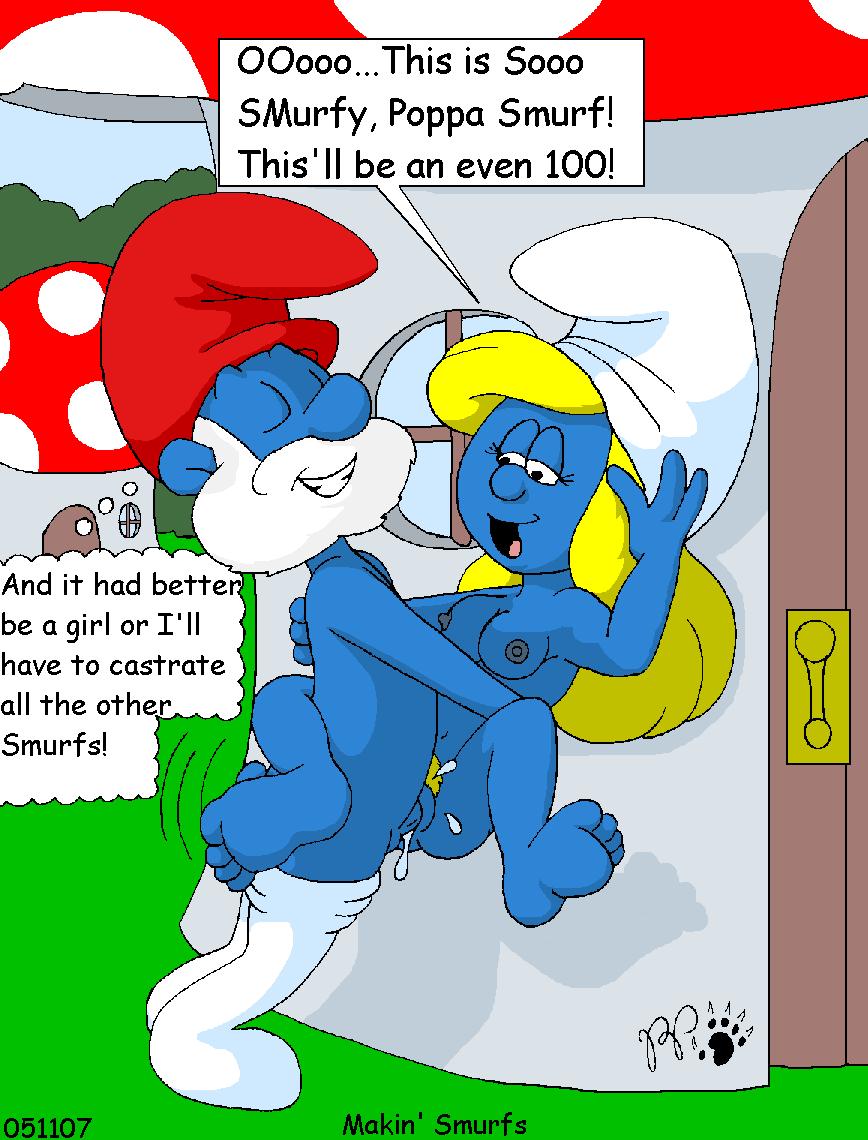 Cartoon Smurf Porn