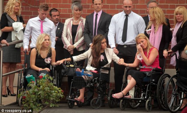 Some Of The Other Hen Party Victims Of The Crash Attended Beth Joness Funeral Today