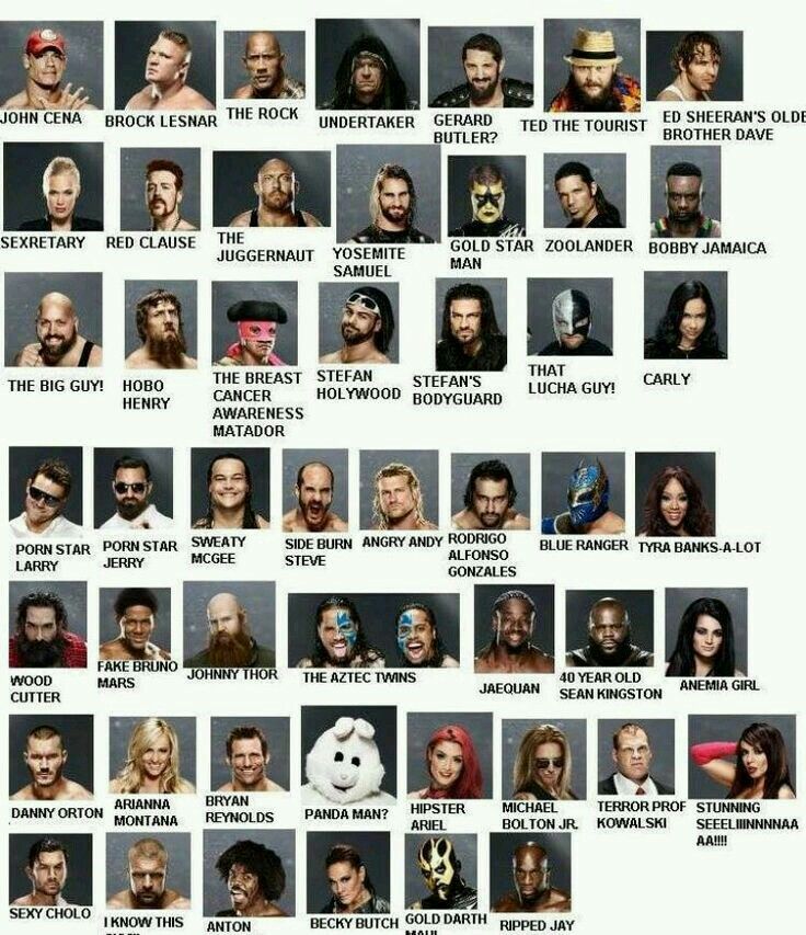 Someone Who Doesnt Watch Wwe Identifies Superstars Omg I Cant Breathe