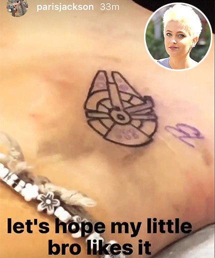 Star Wars Fans Youre Going To Love Paris Jacksons New Tattoo