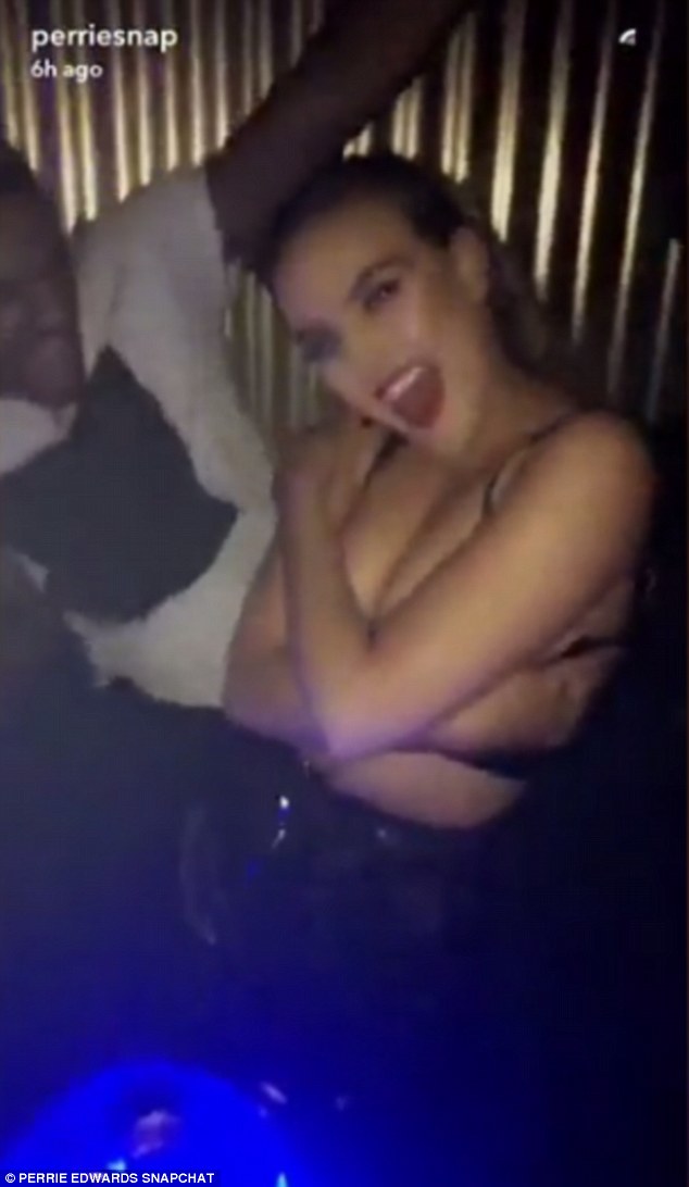 Steamy Stuff Perrie Edwards Enjoyed An Extremely Racy London Night Out On Saturday Where