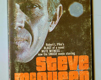 Steve Mcqueen Is Bullitt Vintage Avon Paperback Version Of The Film Based On Robert