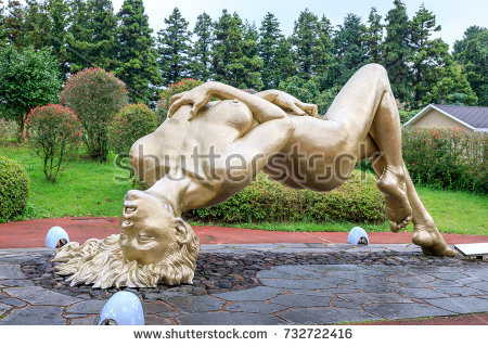 Stock Photo Eroticism Sculpture At Jeju Loveland Theme Park On Oct In Jeju Island South Korea