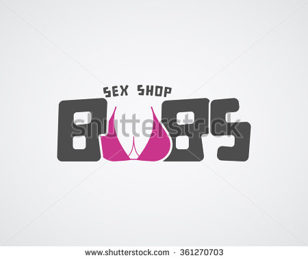 Stock Vector Cute Sex Shop Logo And Badge Design Template Sexy Label Vector Elements Adult Store Symbol