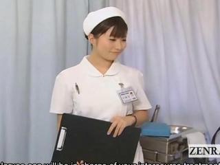 Subtitled Japanese Nurses Prep For Intercourse 1