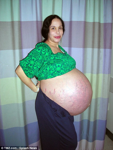 Suleman Hit The Headlines In When Pictures Of Her Pregnant Belly Circulated Online But