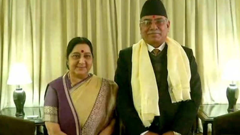 Sushma Swaraj Nepalese Leaders Discuss Ways To Enhance Bilateral 1