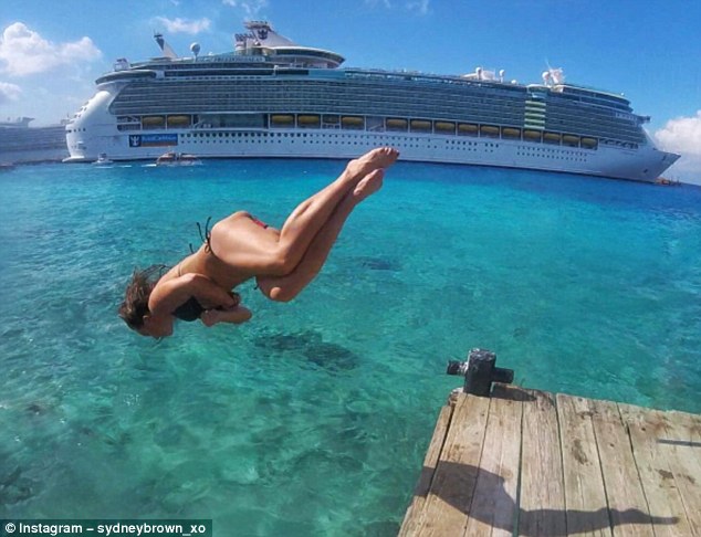 Sydney Brown Pictured Here In Mexico Is An Acrobat Aboard The Largest Cruise Ship