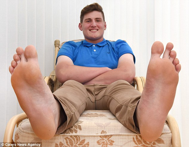 Teased Schoolboy Sam Preston Pictured Said Strangers Stop And Stare At His Enormous
