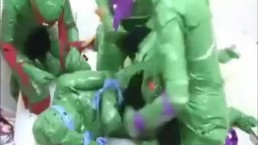 Teen Has Costume Party And Gets Fucked Mutant Ninja