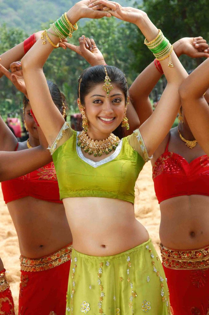 Telugu Actress Pranitha Hot Navel Show Stills Sexy Woman Brunette 2