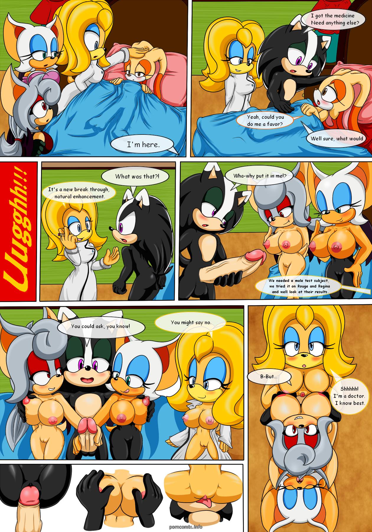 Test Subject Sonic The Hedgehog Comic Porn