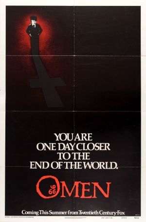 The Omen Horror Advance Recalled Original Rare A Style Teaser Poster For The Horror