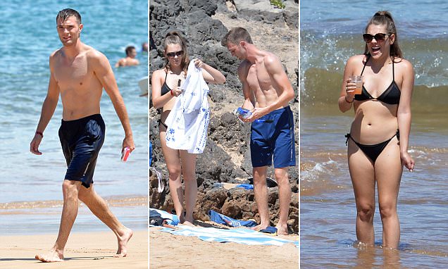 Tinder Couple Hit The Beach In Maui After Meeting On Gma Daily Mail Online