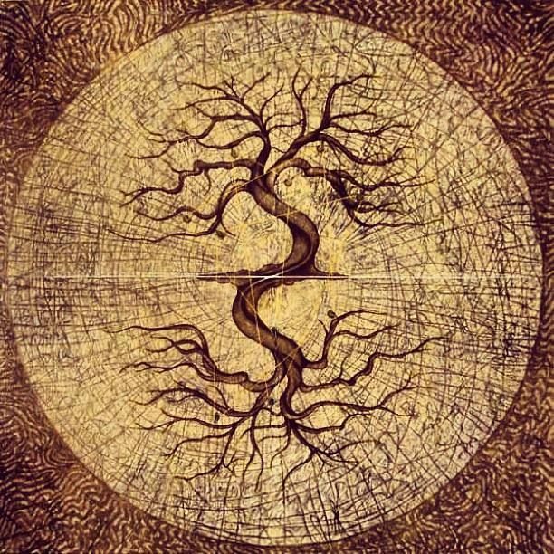 Tree Art Circle Of Life Tree Of Life Trees Ennui To Heaven Human Nature Carl Jung Karma