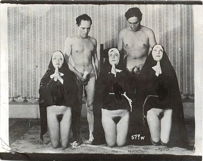 True Vintage Hairy Nuns Are Posing Naked Retro Pictures Photo