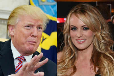 Trump Breaks Silence On Payoff To Porn Star Times Of India
