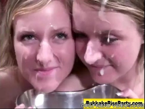 Twin Sisters Got Facialized Some Horny Guys
