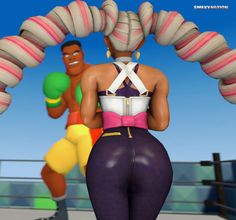 Twintelle Trains With Sandman As The Pair Work Up A Sweat In A Boxing Ring
