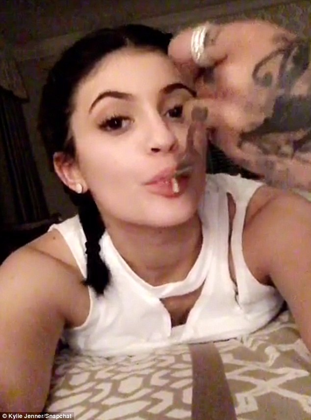 Tyga Feeds Kylie Jenner Pasta In A Cringeworthy Snapchat Video