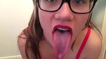 Uk Gemma Doing A Tongue Braces And Mouth Fetish