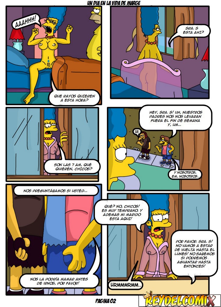 Un Dia Normal De Marge Simpson Comic Porno 8